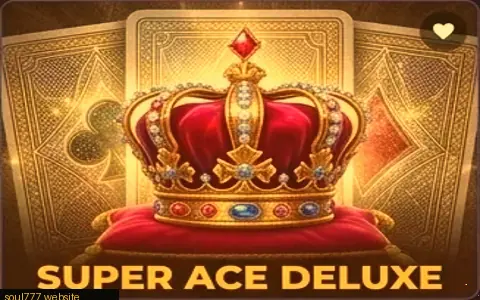 Super Ace Deluxe slot banner at soul777